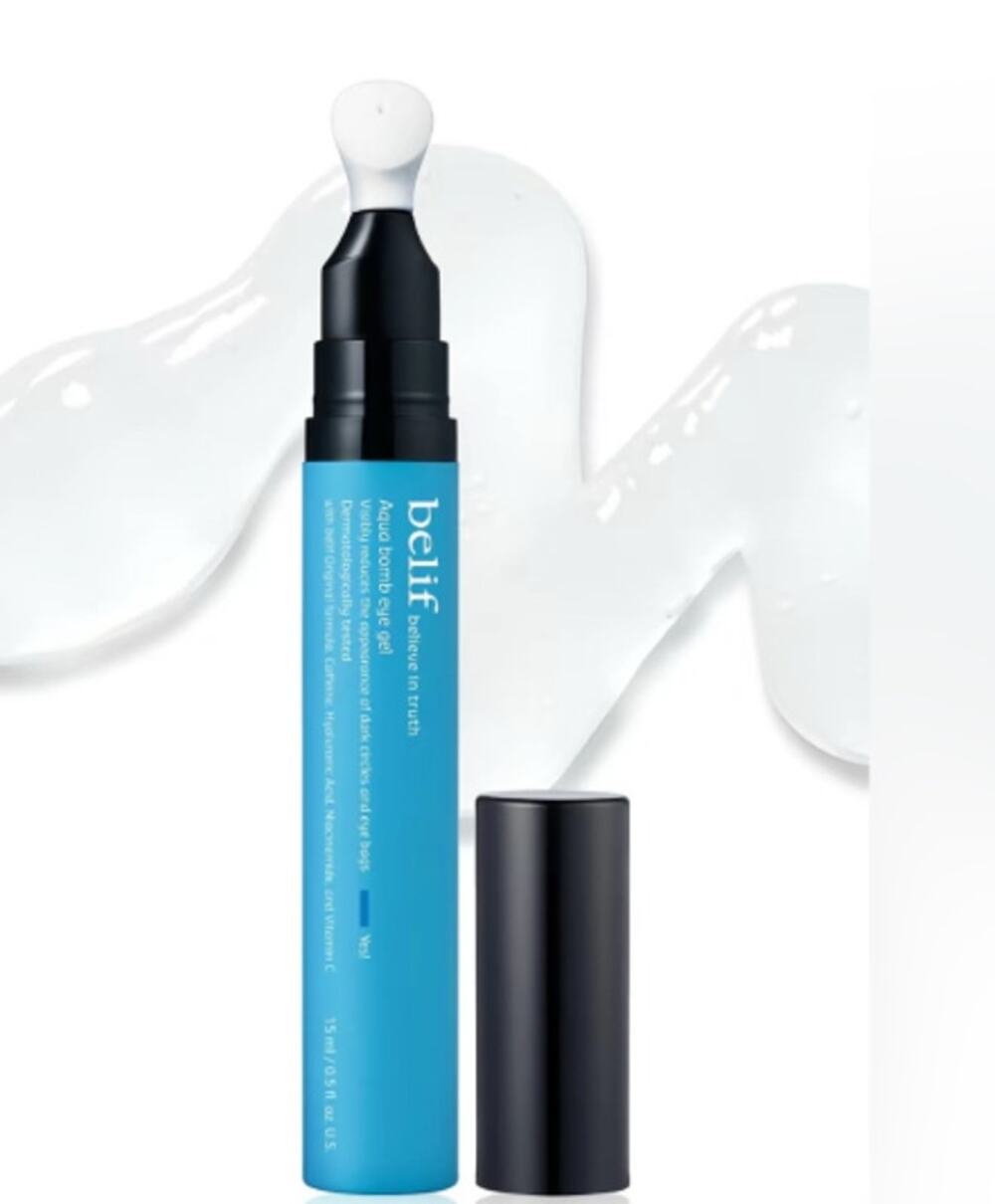 Belif Aqua Bomb Cooling Eye Gel Caffeine/Hyaluronic Dark Circle/Puffiness New